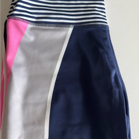 Unknown Brand Leggings, S, Blue, Pink and White, NWOT - Picture 2 of 5